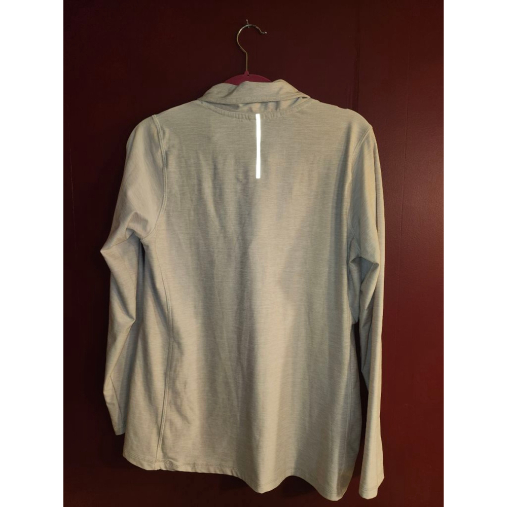 Women's New Balance Long Sleeve Tee L Light Gray - Picture 5 of 5